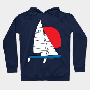 Flying Dutchman Sailboat Hoodie